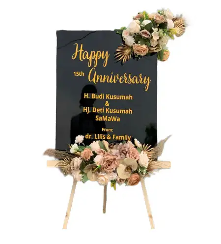 Papan Bunga Akrilik Bandar